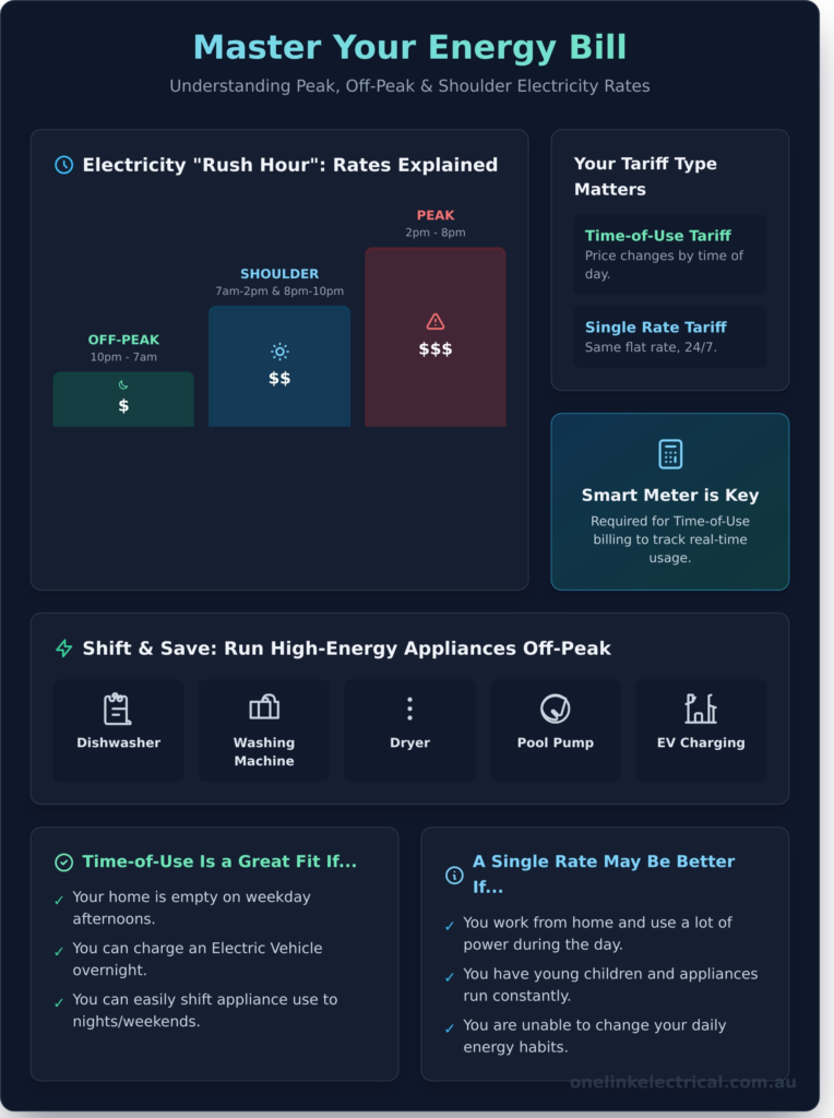 peak off peak electricity